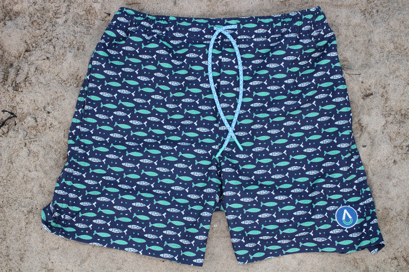 Deep Sea Fishin' - 7" Swim Shorts
