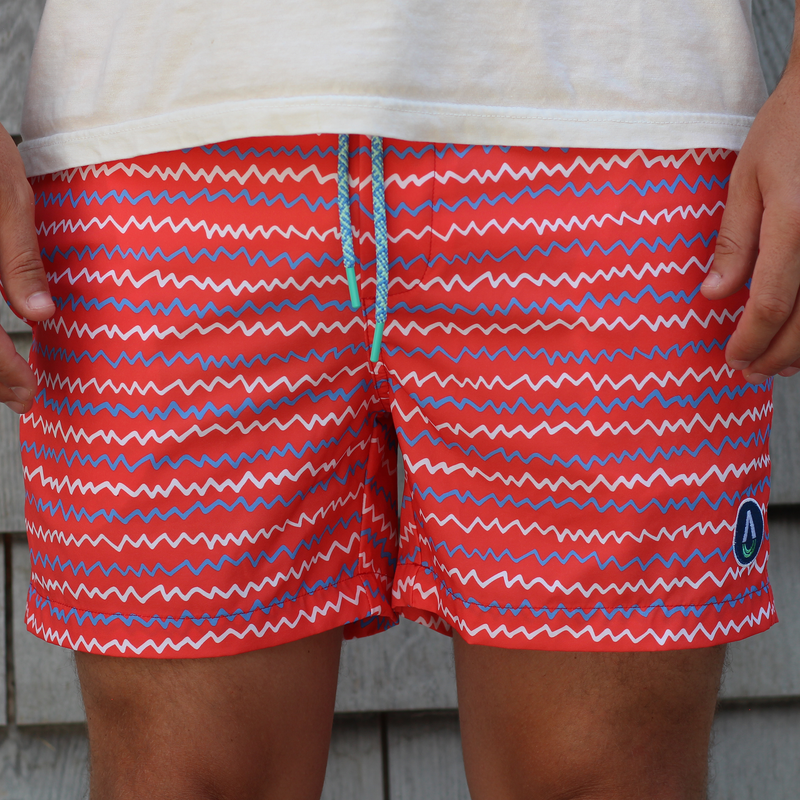 Firecracker - 5" Linerless Swim Shorts