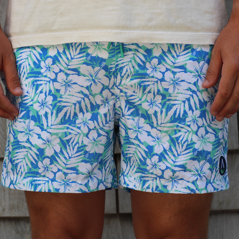 Swim shorts made from recycled plastic on sale